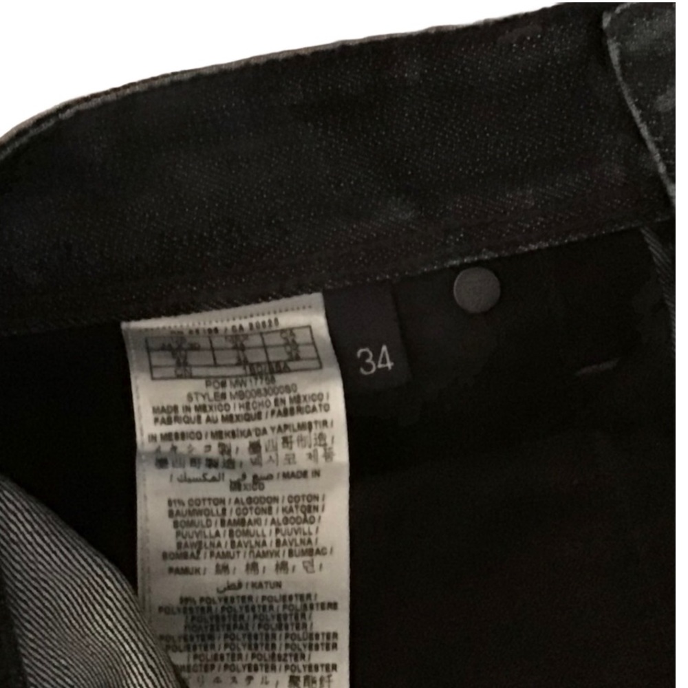 Men’s Guess Jeans Lincoln Slim Straight W 34 L 28. - Picture 5 of 5